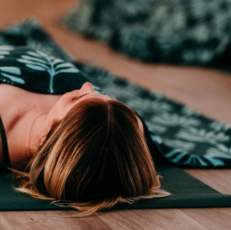 rest, meditation, lady lying under blanket